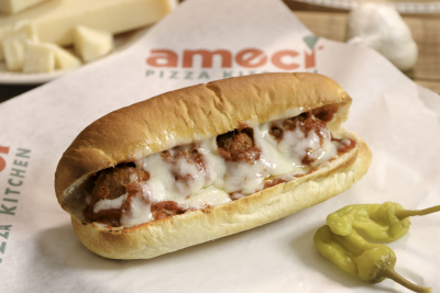 Meatball Sandwich with Cheese Image