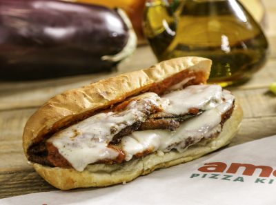 Eggplant Parmigiana Sandwich Image
