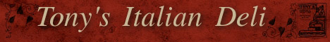 Tony's New York Style Italian Deli logo