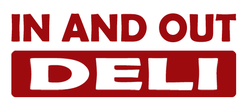 IN AND OUT DELI logo