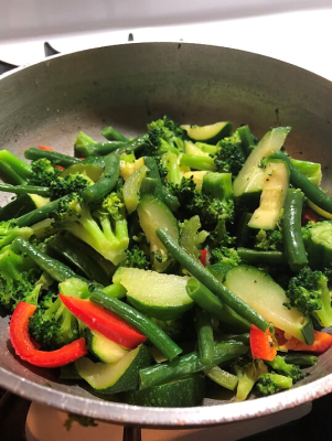 Steam Green Mixed Vegetables Image