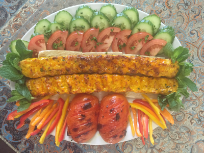 Chelo Koobideh morgh (Ground Chicken) Image
