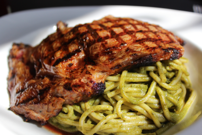 Spaghetti Pesto Image