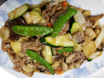 Triple Mushrooms with Pork 三菇肉 Image