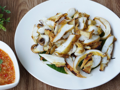 HS7. Grilled Whole Squid Image