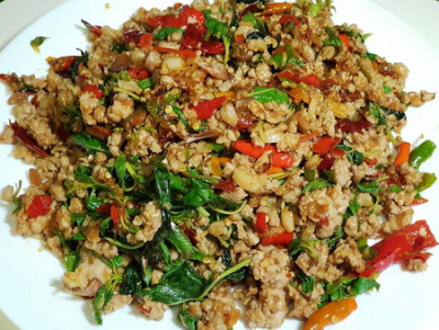 F2. Pad Kra Pao Thai Traditional Image