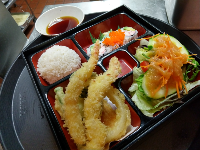 Shrimp Tempura Bento Box Image