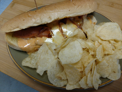Fried Bologna Sandwich Image
