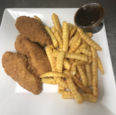 Chicken Fingers with Fries Image