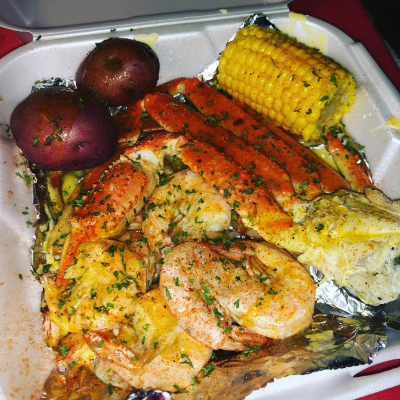 #10 1/2 Lb Shrimp & 1/2 Lb. Snow Crab Image
