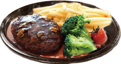 #8. Hamburger Steak with Egg Image