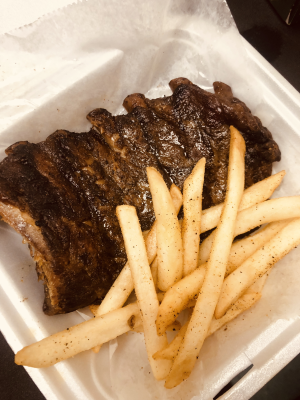1/2 Slab & Fries Lunch Image