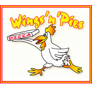 Wings 'N' Pies Pizzeria logo