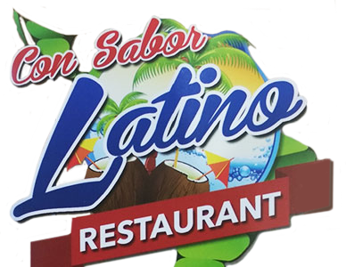 CON SABOR LATINO restaurant logo