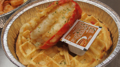 Fried Lobster And Waffle Image