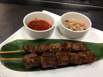 Chicken or Beef Satay (2 Pieces) Image