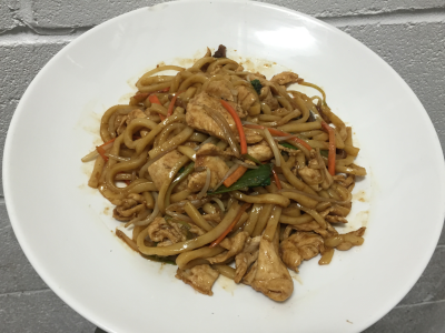 Stir-Fried Japanese Udon Noodles Image