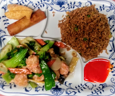 Shrimp with Vegetables Lunch Image