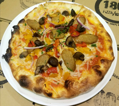VEGAN Sausage Pizza Image