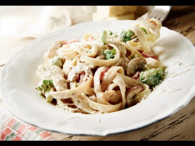 Vegtables Fettuccine Alfredo Image