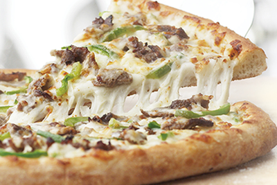 Philly Cheesesteak Pizza Image