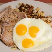 Pork Chops & Eggs Image