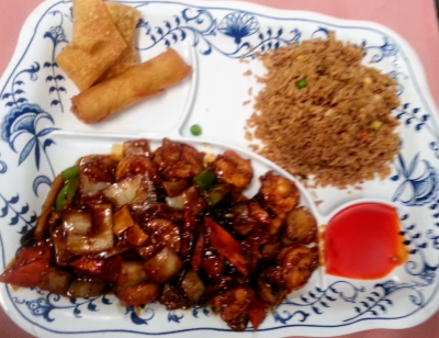 Chicken with Hot Garlic Sauce Lunch Image