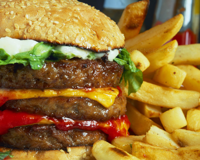 Triple Cheeseburger Combo Image