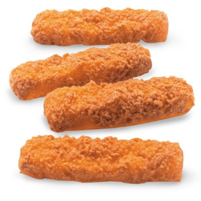Fish Sticks with Rice & Salad Image