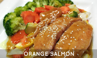 Orange Salmon Image