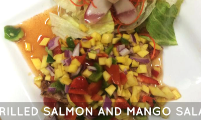 Grilled Salmon and Mango Salad Image