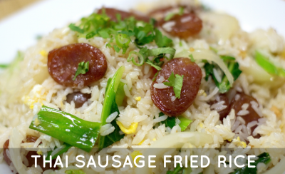 Thai Sausage Fried Rice Image