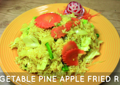 Vegetable Pineapple Fried Rice Image