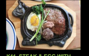 K11. Banh Mi Bo Ne/ Steak & Egg/Steak & Egg with French Sandwich Image