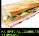 K4. Banh Mi Thit Nguoi/Special Combination Sandwich Image