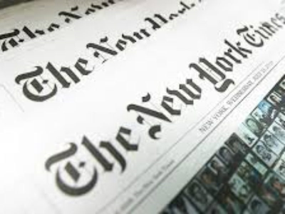 New York Times Newspaper NY Image