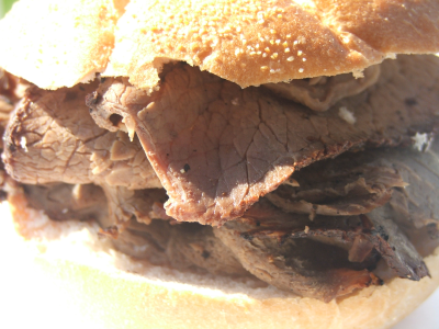 Triple Fresh Hot Roast Beef Sandwich Image