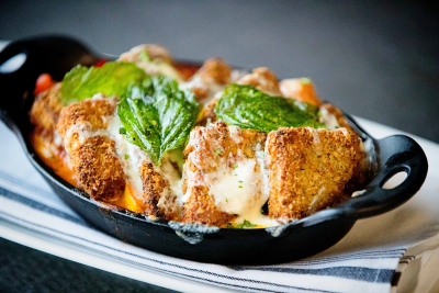 Hearth-Baked Eggplant Parmesan Image