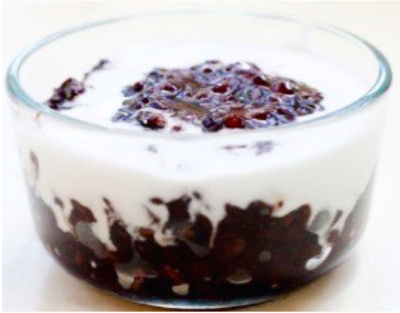 Black Sticky Rice Coconut Milk Image