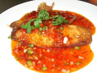Crispy Fillet Tilapia Sweet Chili Sauce Image