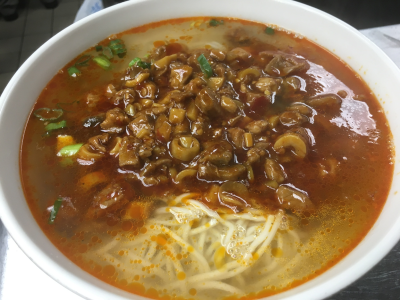 C5. Spicy Minced Pork Noodle Soup 辣肉麵 Image