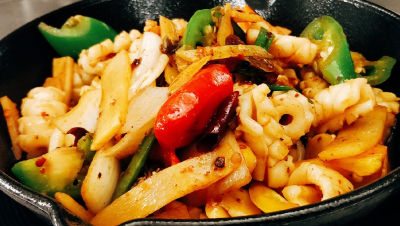 Grilled Squid 铁板鱿鱼 Image