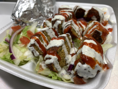 Falafel on Salad Image