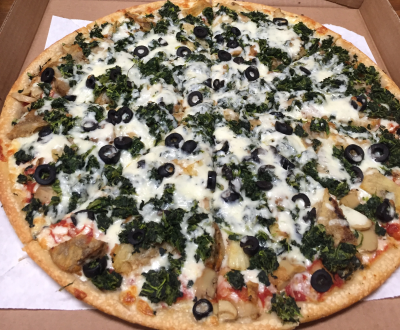 Spinach Pizza Image