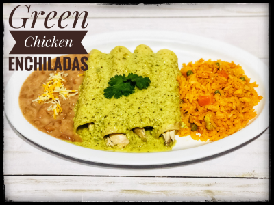 Green Chicken Enchiladas Image