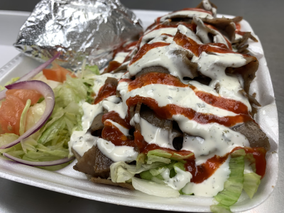 Beef Gyro on Salad Image