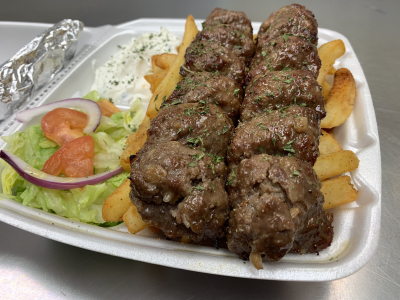 Beef Kabob on Fries Image