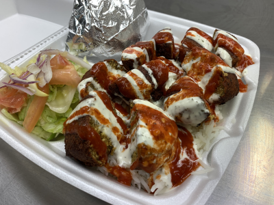 Falafel on Rice Image