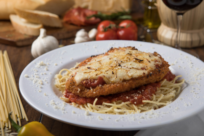 Chicken or Eggplant Parmesan Image