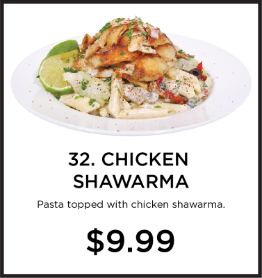 32. Chicken Shawarma Pasta Image